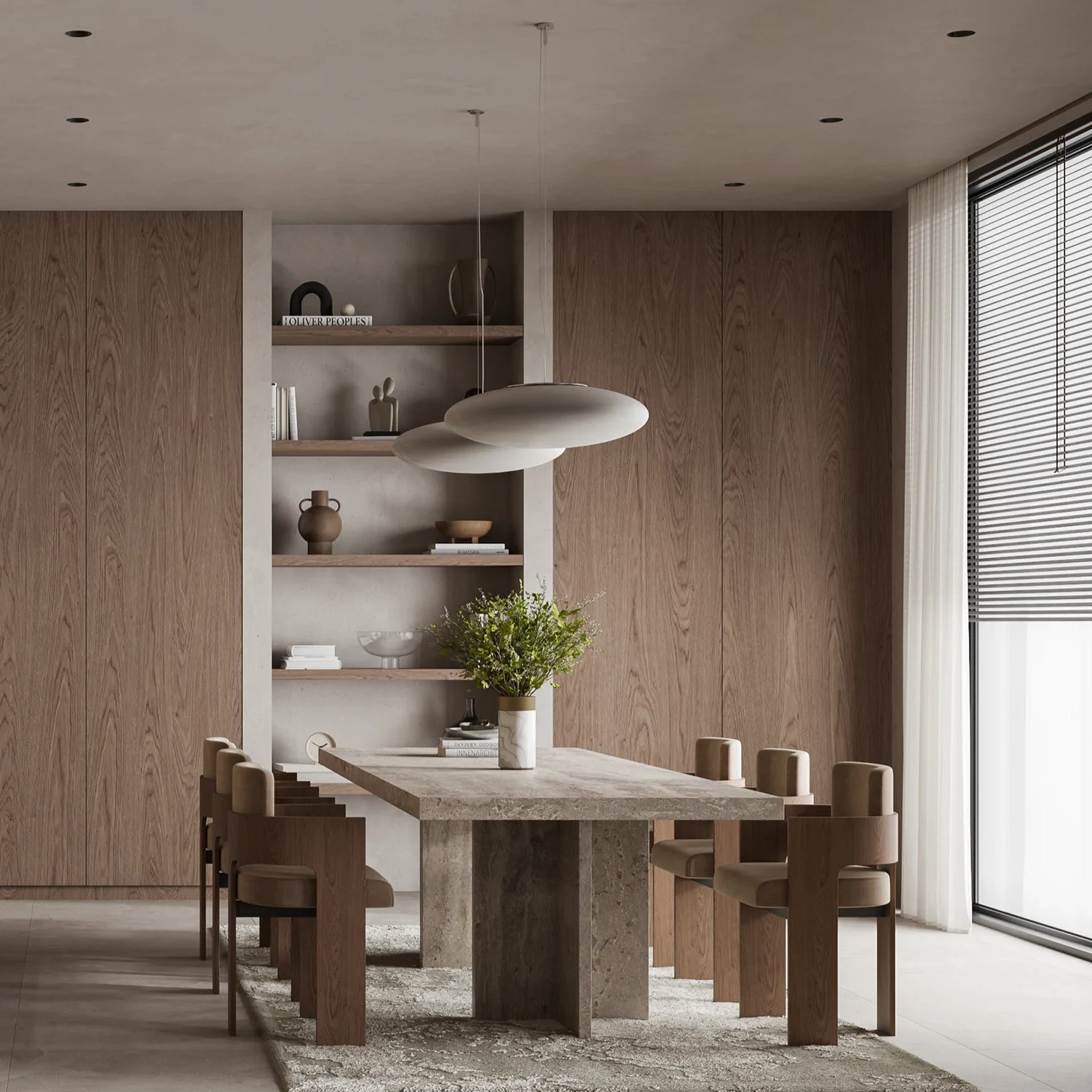 Modern minimalist kitchen interior